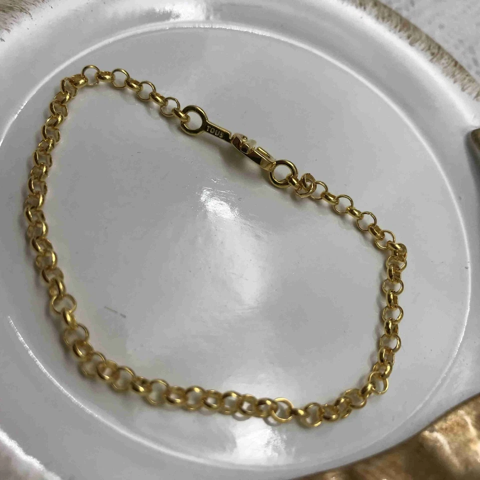 TOUS MANIFESTO curb chain Bracelet with plating over silver - Image 2 of 4