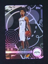 2025 Topps Match Attax Dylan Harper #122 RC Rookie Black Uncommon