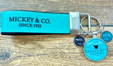 Key Fob Chain Holder Mini Strap Mickey  Co Since 1928 Purse Charm RTS 3"