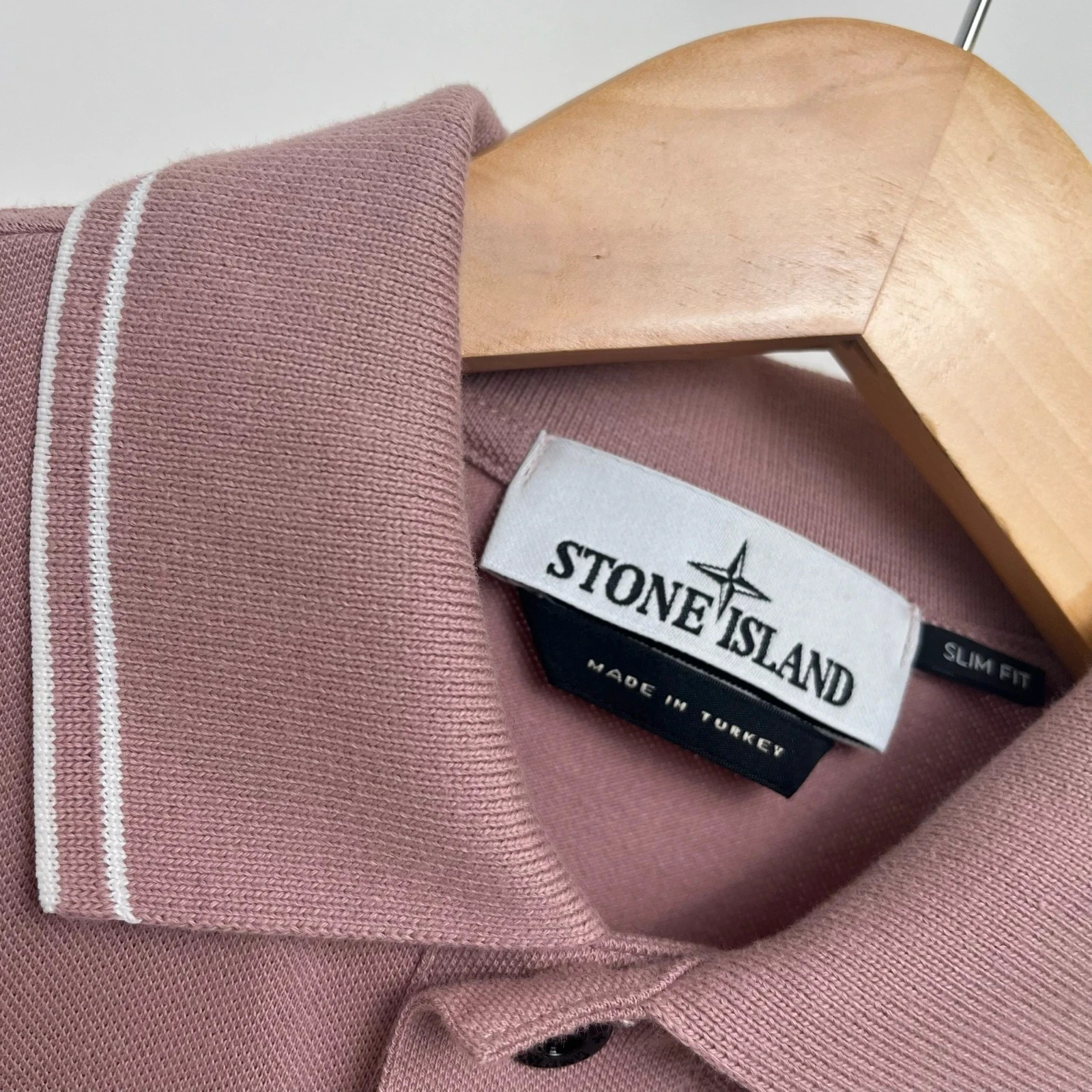 Stone Island Pink Polo Shirt image 2