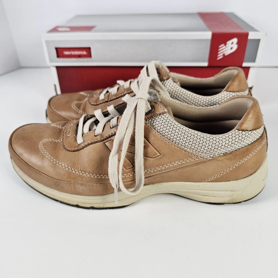 New Balance WW980TN Women’s 8 Brown Leather Walking Shoes Comfort Cushion Suppor - Image 3 of 4