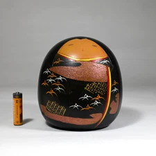 Master TOA SEKIGUCHI Kokeshi "IZAYOI", 1980s Japan - Large: 5.5" 1.8 lb (K245)