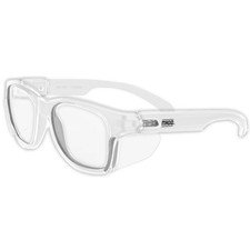 Anti-Fog Polycarbonate Safety Glasses with Side Shields, 1 Pair, Clear Lens