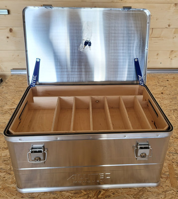 Campingbox, Aluminiumbox, Stapelbox, Aufbewahrungsbox, Aluminiumkiste, Alubox