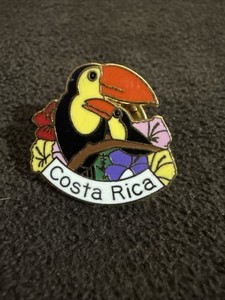 Costa Rica Country Flag Lapel Pin – Enamel – For Hat, Cap, Motorcycle, Bike - View #4