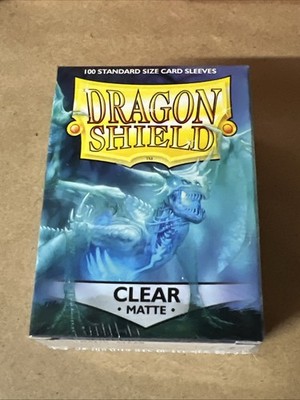 Drachenschild matt 100 Hüllen - Schutzbeutel CLEAR Magic Pokemon 