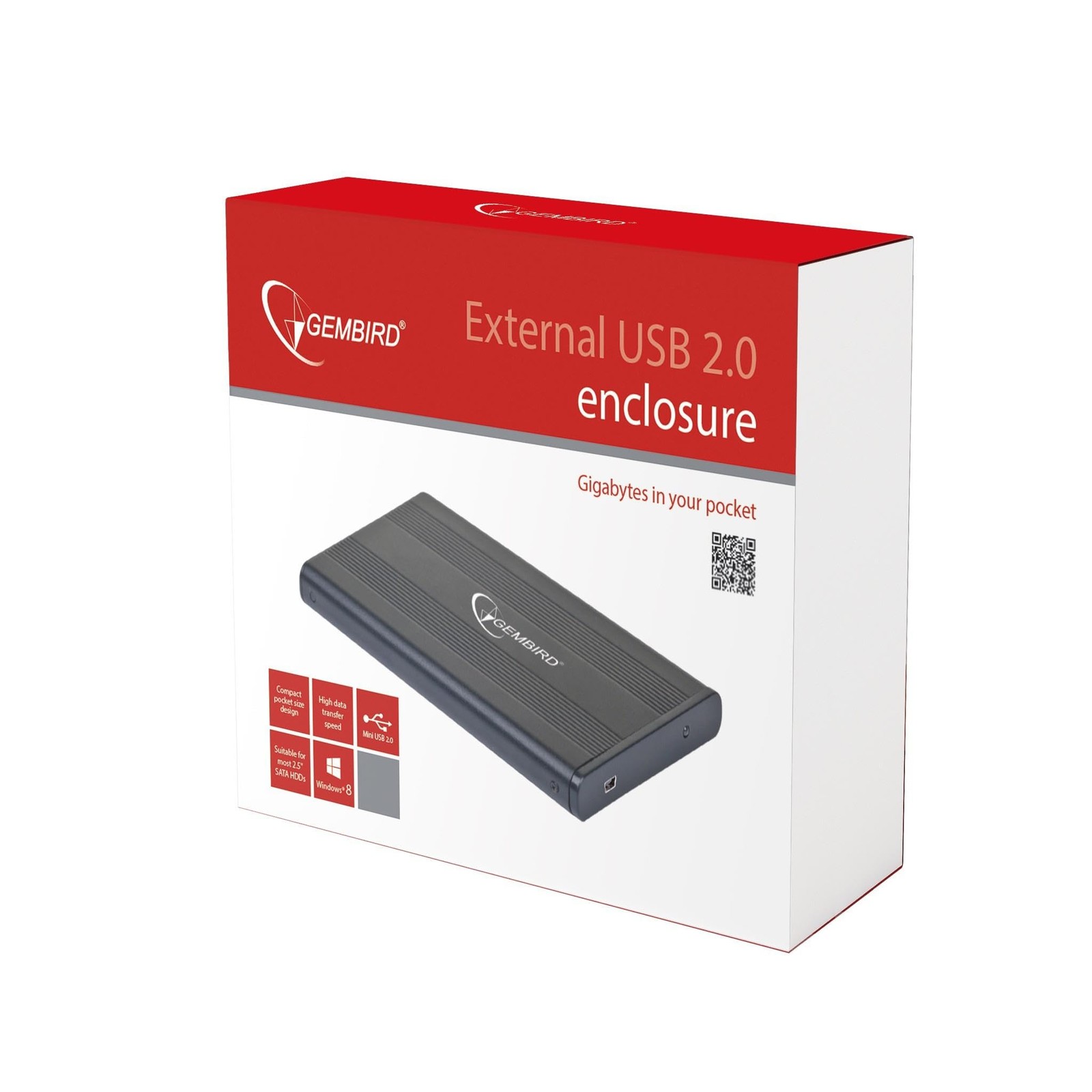 Gembird ee2-u2s-5 Black