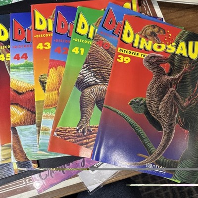 Dinosaurs Magazine Lot 12 issues  Atlas Partworks Vol 39 to 71 1993-1994 