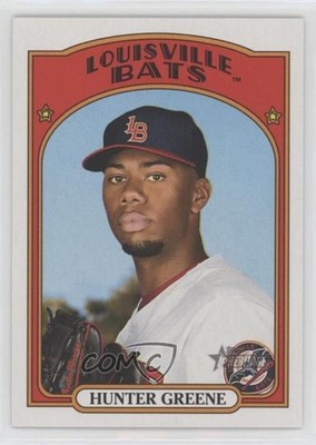 2021 Topps Heritage Minor League Edition Hunter Greene #63 1m8