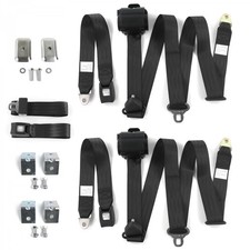 Ford 1955 - 1956 Standard 3pt Bk Bench Seat Kit Wbrackets 3 Belts