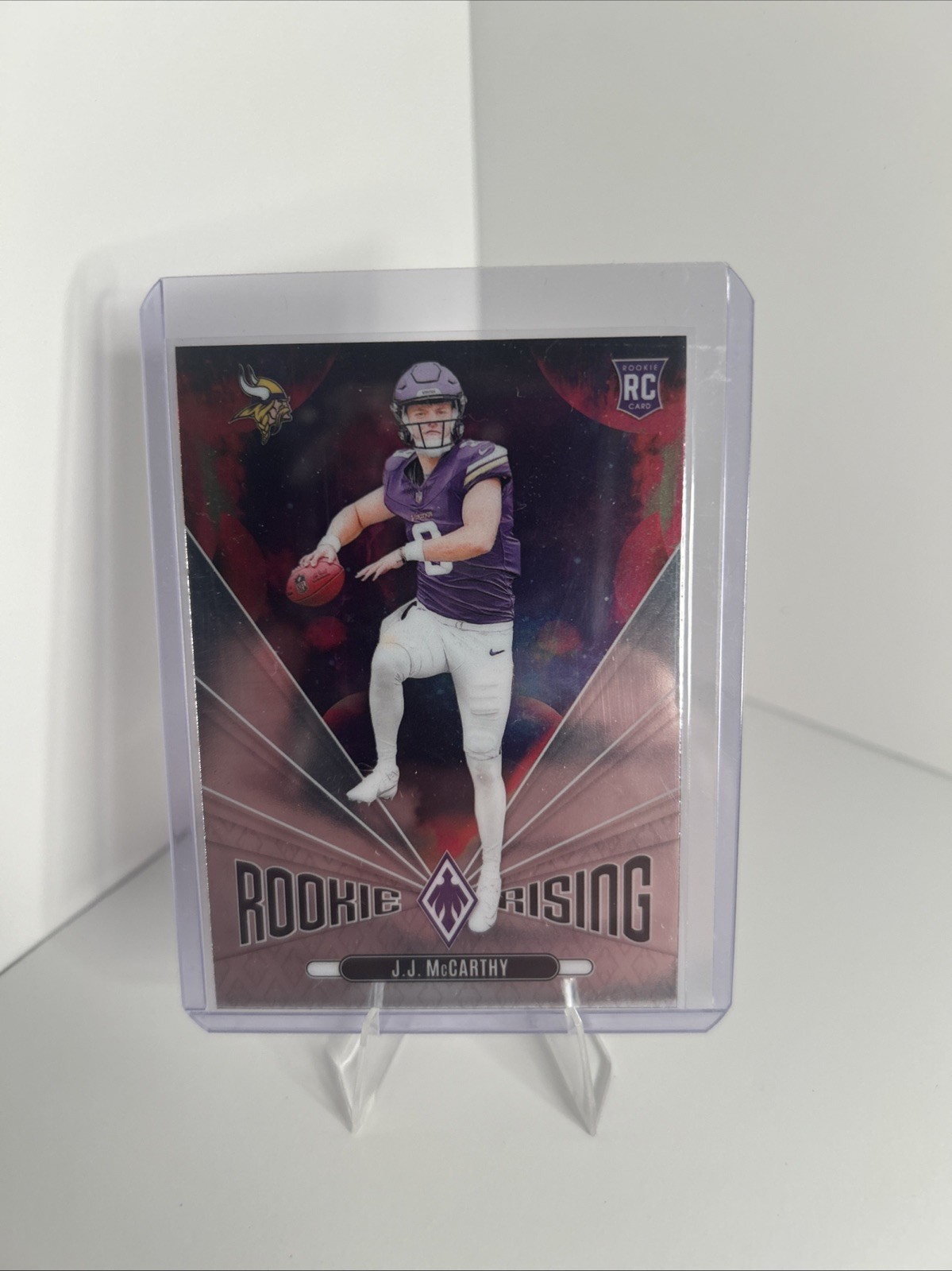 2024 Panini Phoenix JJ McCarthy Rookie Rising PANDORA PRISM! VIKINGS ROOKIE QB!