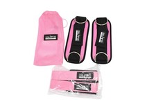 ELITE ATHLETICS Weight Lifting Straps Pink One Size Set Of 2 Neoprene Nylon