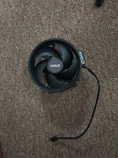AMD CPU Fan with Heatsink Cooler Assembly, Black  Silver CPU Cooling Fan