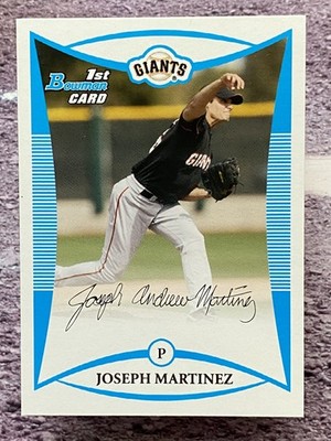 Joseph Martinez 2008 Bowman #BP60 San Francisco Giants