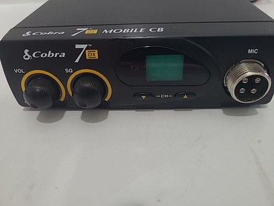 Cobra 7 DX 40-Channel CB Mobile Radio Transceiver Untested