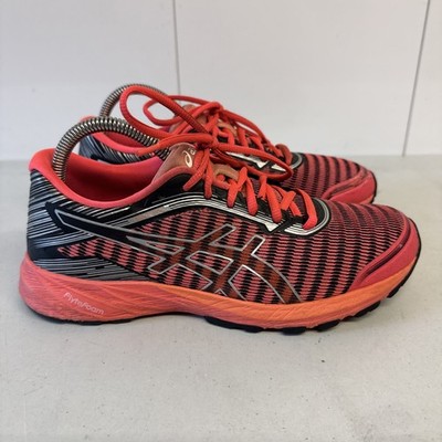 Asics Womens Dynaflyte T6F8Y Coral Black Running Training Sneakers Size 9