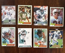 Miami Dolphins Dan Marino  Nat Moore  Zach Thomas Jimmy Cefalo Bruce Hardy RC ++