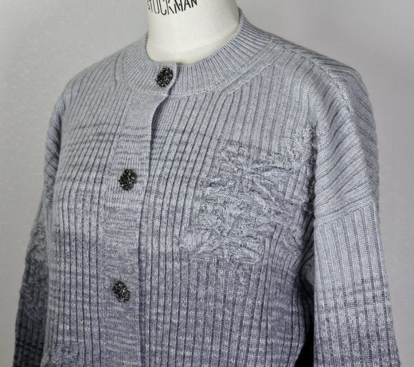 CHANEL 22AW Coco Mark Button Gradient Cashmere Kn… - image 3