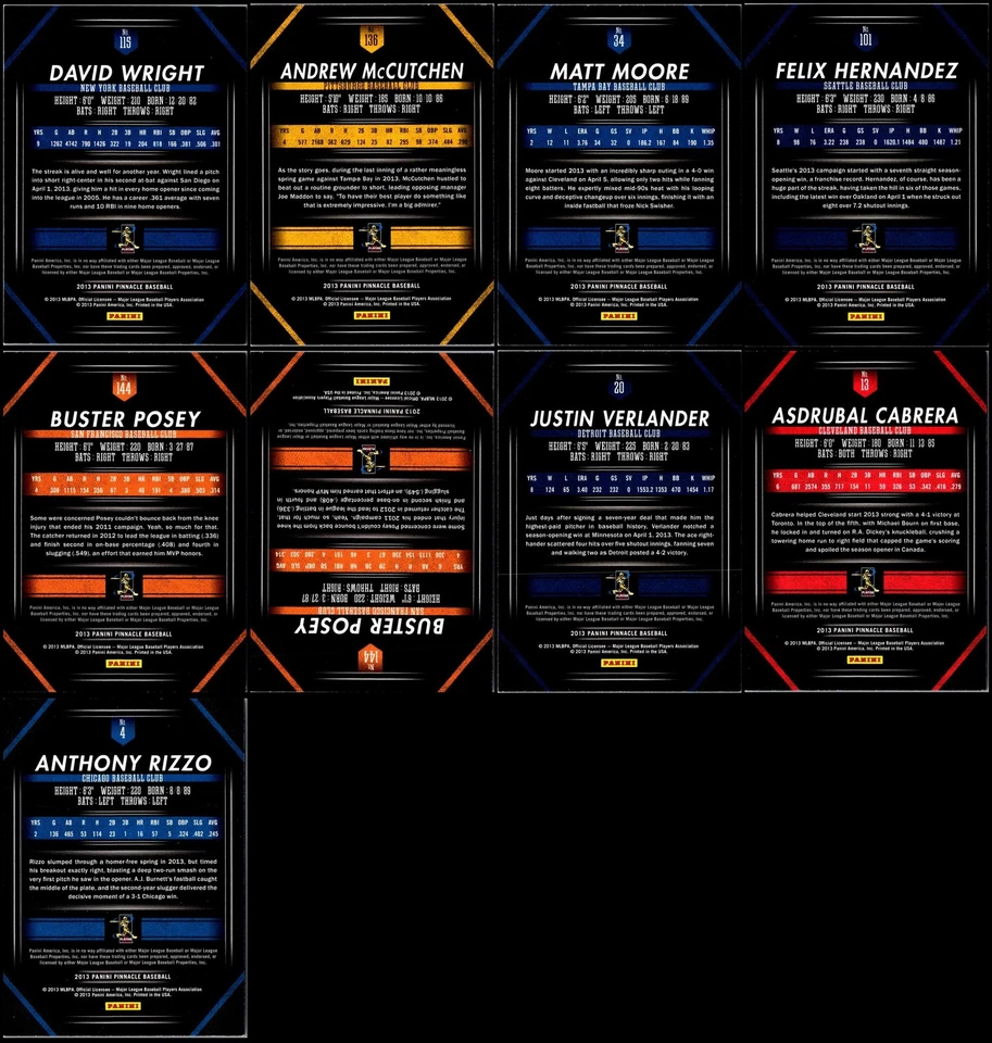 2013 Pinnacle (21) 卡套装 - 最后机会 - 不要错过! — 第 4/4 张图片