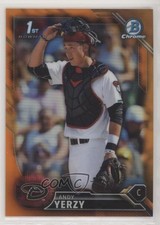 2016 Bowman Draft Chrome Picks Orange Refractor 20/25 Andy Yerzy #BDC-87 6i1