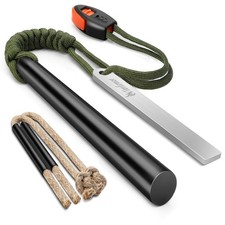 The Professional Ferro Rod Fire Starter Kits Including a 5 Ferro Rod and Two 12