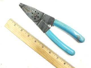 CHANNELLOCK WIRE STRIPPER CUTTER PLIERS USA CUTTING STRIPPING CUTTERS 908 5