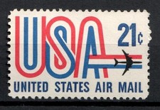 Timbre / STAMP  ETATS UNIS 1968-71  Poste Aérienne Y&T  N° 72 NEUF ** sans trace