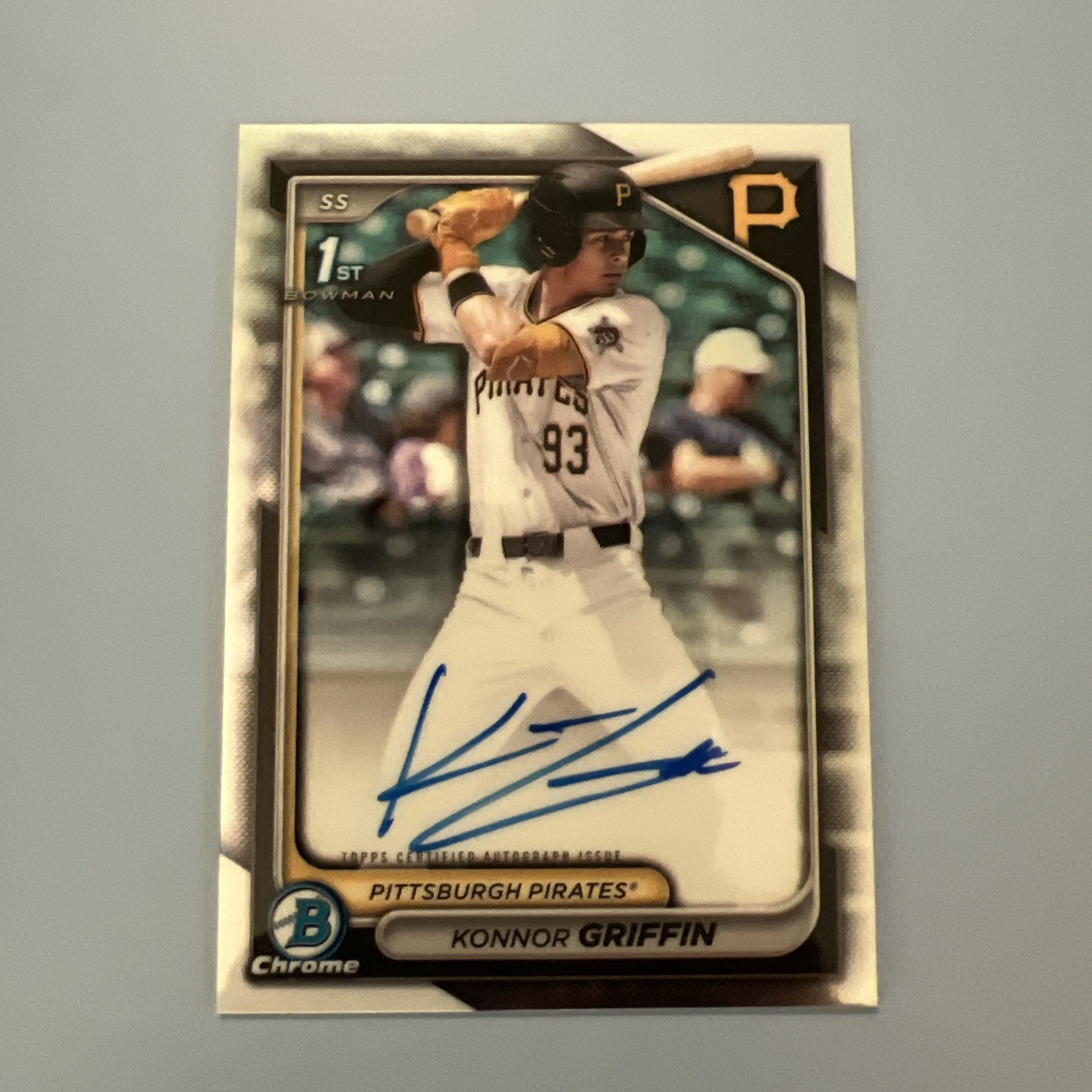 🔥2024 Bowman Draft - Chrome Prospect Autographs Konnor Griffin #CPA-KG (AU, RC)
