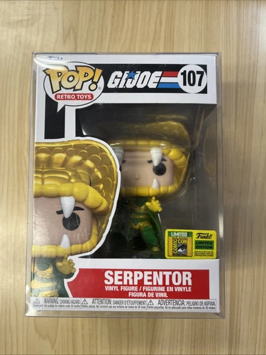 Funko Pop!- Retro Toys- G.I. Joe- Serpentor- #107- Summer 2022 Limited Edition!