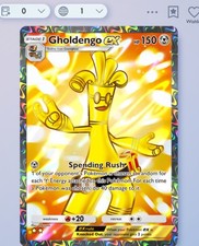Pokemon TCG Pocket - Gholdengo Ex - 2⭐ Karte - Englisch - Schnelle Lieferung