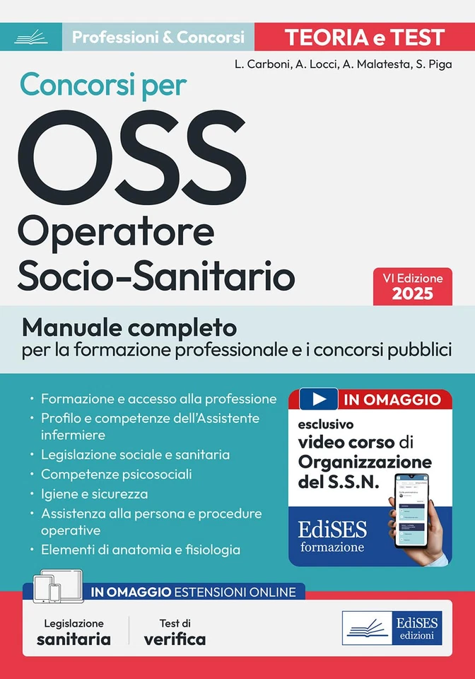 Concorsi OSS – Operatore Socio Sanitario: Manuale per La Formazione Professional - Immagine 4 di 4