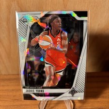 Jackie Young 2024 Panini Prizm White Ice /35 Las Vegas Aces WNBA #1