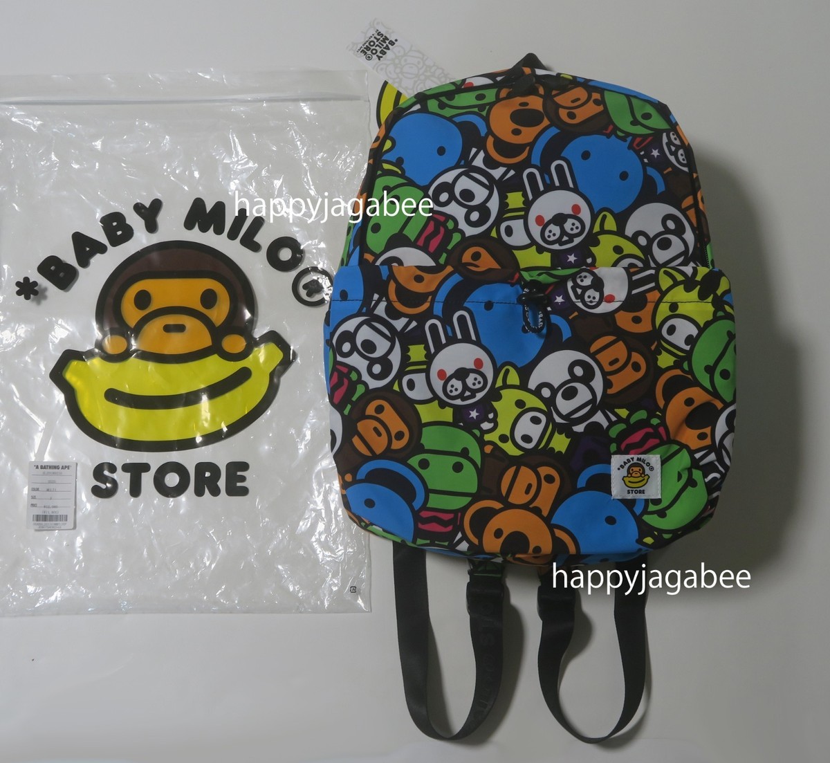 A BATHNIG APE BABY MILO STORE BABY MILO ALL SAFARI MEDIUM BACKPACK