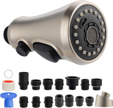 Pull down Kitchen Faucet Head Replacement, NSF/ANSI/CAN 61  CUPC Certified 3-Fu