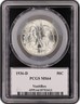 1936-D Walking Liberty Half Dollar, 90% Silver PCGS Ms64 Vault box Label Denver Liberty Walking