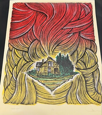 Phish ''Divided Sky'' Red Sunrise Edition by Dan Grzeca Limited Edition xx/85