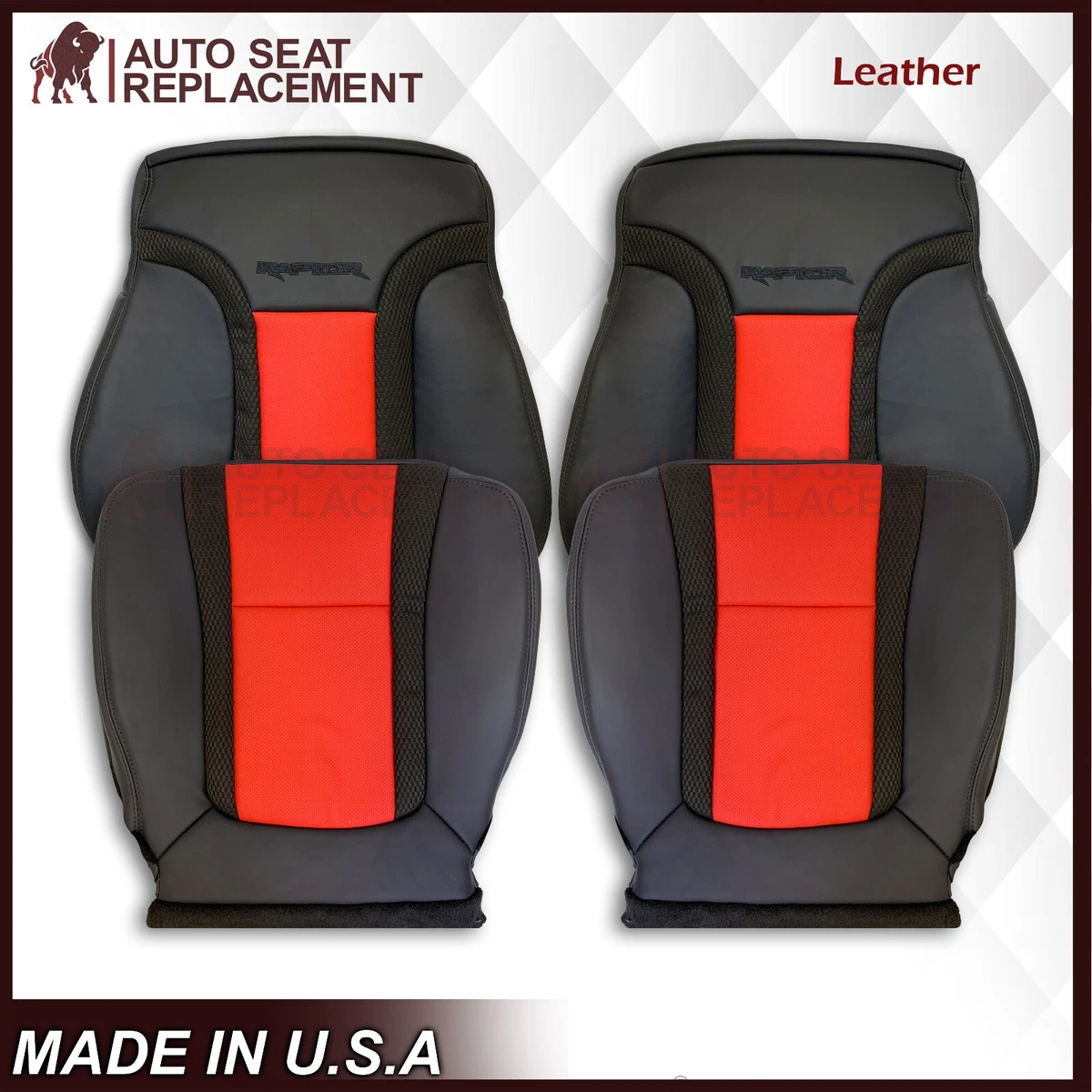 Cubierta Lateral Asiento Delantero Izquierdo Ford F150 2009-2013 | Kit Negro Directo | Ds-auto-parts