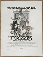 INDIANA JONES, RIDERS OF THE LOST ARK, Harrison Ford, 1981, Pressbook 617