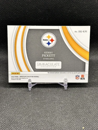 Kenny Pickett RC 2022 Clearly  Panini Immaculate Jersey /99 Rookie Steelers *** - Picture 2 of 2