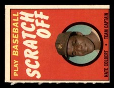 1970 Topps Scratch-Offs Baseball #7 Nate Colbert PR *d3