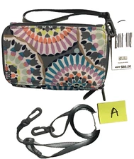 SUNNY MEDALLION Vera Bradley Lighten Up RFID All in 1  Crossbody NWT Actual A