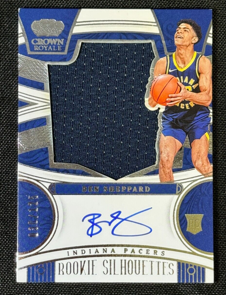 Ben Sheppard 2023-24 Panini Crown Royale Autograph Rookie Silhouettes RC #/125