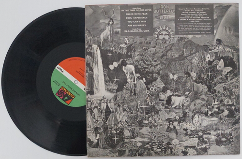 Iron Butterfly - Live ~ AUS 1970 Pressing Vinyl LP Record Atlantic SD 33-318 - Picture 2 of 6
