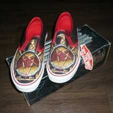 Original SLAYER VANS Slip On shoes NEW IN BOX Mens size 4.5 Womens 6