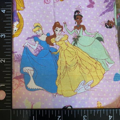 FABRIC Disney Princess For Quilting, Sewing & Crafts - Picture 3 of 3