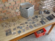 Pakiet starych żelaznych części, zamków, kluczy itp., Do renowacji mebli