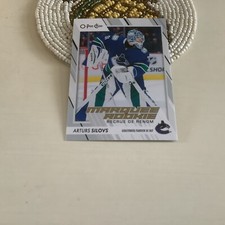2023-24 O-Pee-Chee OPC #559 Arturs Silovs, Vancouver Canucks MARQUEE ROOKIE RC