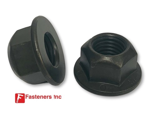 (Choose Length & Qty's) M6-1.0 Grade 10.9 Metric Flange Bolts Black Phos & Oil - Picture 3 of 150