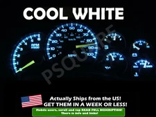 Gauge Cluster LED Dashboard Bulbs Cool White For Chevy GMC 99 02 Truck 