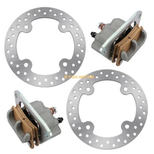 Front Left / Right Brake Caliper and Disc Rotor for Polaris RZR 800 EFI 2008-14
